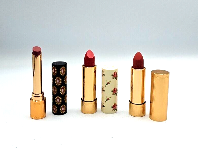 GUCCI リップ3本セットギフトボックス GUCCI Gift Set Rouge de Beauté Brilliant Glow & Care