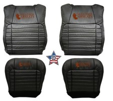 2002 Ford F150 Harley Davidson Full Front Oem Leather Seat Covers Black 2002 Ford F150 Harley Davidson Full Front Oem Leather Seat Covers Black