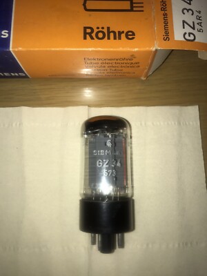 真空管 GZ34 SIEMENS（MULLARD） Siemens Gz34 5AR4 NOS NIB Mullard Made | eBay