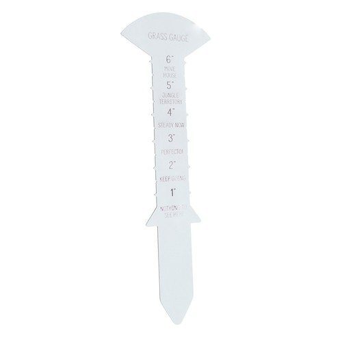 Grass Gauge 30cm Clear Funny Text Sturdy Iron Grass Height Measuring Ruler ND2 - Picture 10 of 12