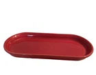 Fiesta BREAD PLATTER UTILITY TRAY - Scarlet Red, 12", RETIRED Fiesta Ware