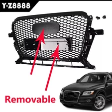 Fits Audi Q5 SQ5 2013-16 RSQ5 Style Front Upper Grill Grille Honeycomb Assembly