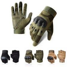 Tactical Gloves Touchscreen Waterproof Motorcycle Hiking Climbing Full/Half