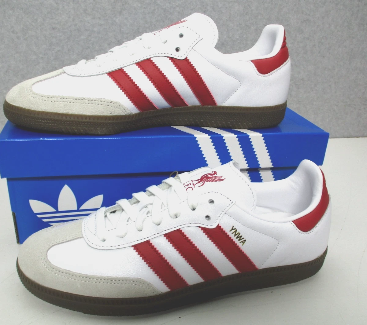 adidas gazelle silver green womens adidas Samba Liverpool FC White Red main image 0