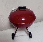 Original Weber Teleflora Mini Red BBQ Smoker Grill Grate 8" X 6”  Miniature Gift — photo 2