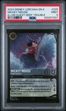 2024 DISNEY LORCANA EN 4-URSULA'S RETURN MICKEY MOUSE - PLAYFUL SORCERER PSA 9