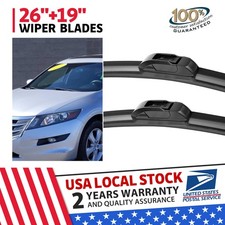 26"+19" Windshield Wiper Blades High Quality Beam Premium Hybrid silicone J-Hook