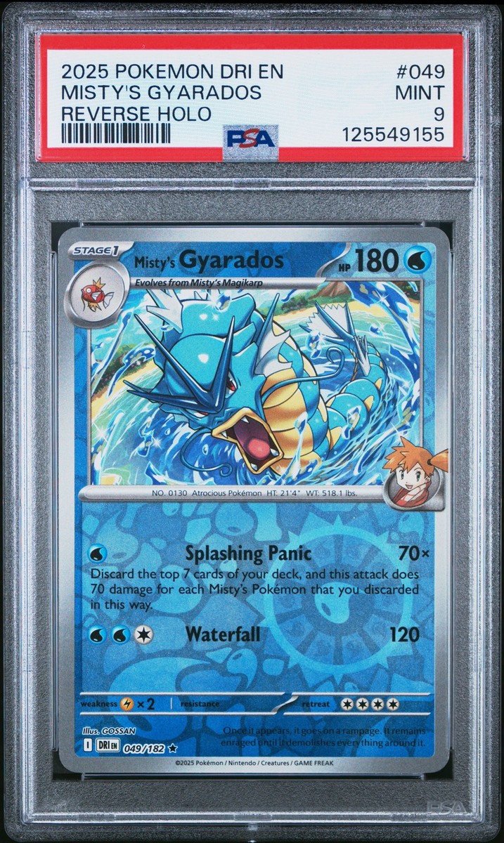 Misty's Gyarados 049/182 Sv10: Destined Rivals Reverse Holo for