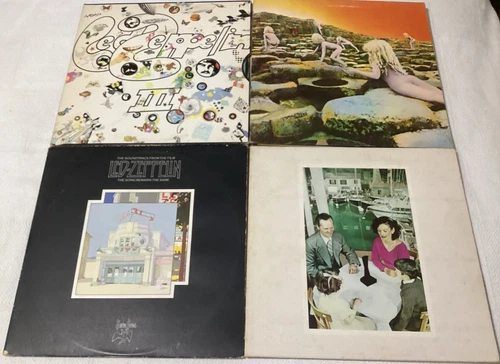 Led Zeppelin / 4 LP lot: Led Zep III/Houses of Holy/Remains the Same/Presence