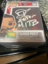 DAMIAN PRIEST SIGNED/INSCRIBED FUNKO W/JSA #184 (look at pics) and description 