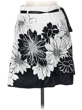 Wrapper Women Black Casual Skirt 7