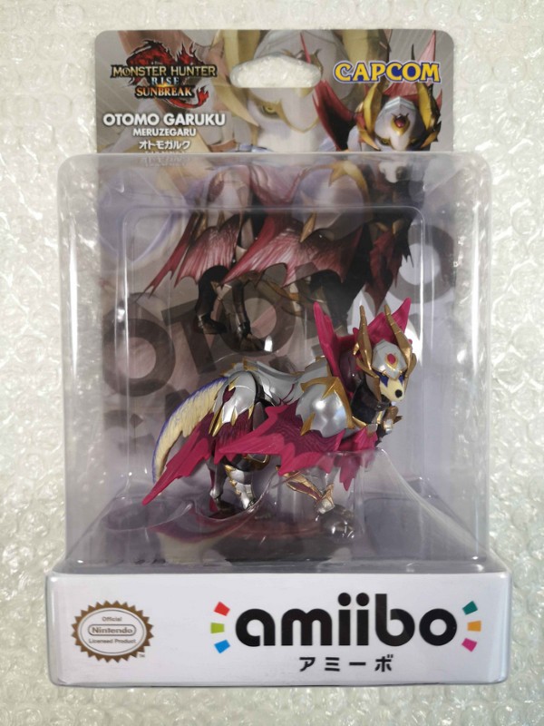 Figurine Amiibo Otomo Garuku Meruzegaru Monster Hunter Rise Sunbreak Version Import Japon Neuf