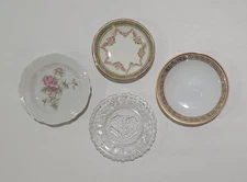 Antique BUTTER PAT PIN DISH - Vintage MINI PLATE - You Choose - BUY MORE & SAVE