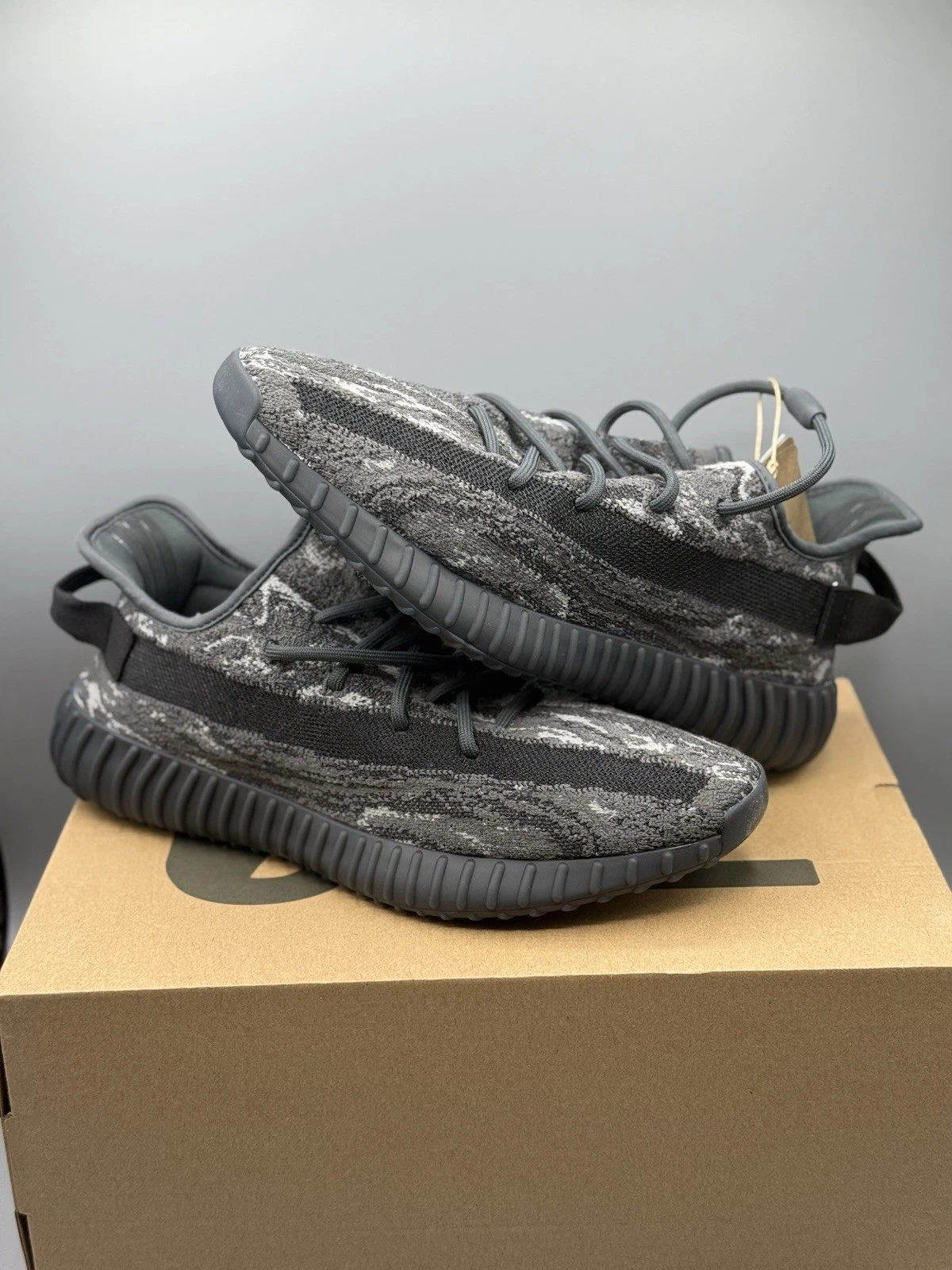 Adidas Yeezy Boost 350 V2 MX Granite Uomo Grigio Sneakers ID4811 Uomo Taglia 10