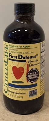ChildLife Essentials First Defense Immune Formula Dietary Supplement 4oz 02/2027