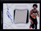 2023-24 Immaculate Collection Retro Autographs Shaedon Sharpe RC Patch Auto /10
