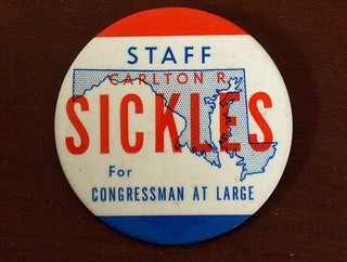 campaign pin pinback button political badge election LOCAL ADVERTISING 2.5"