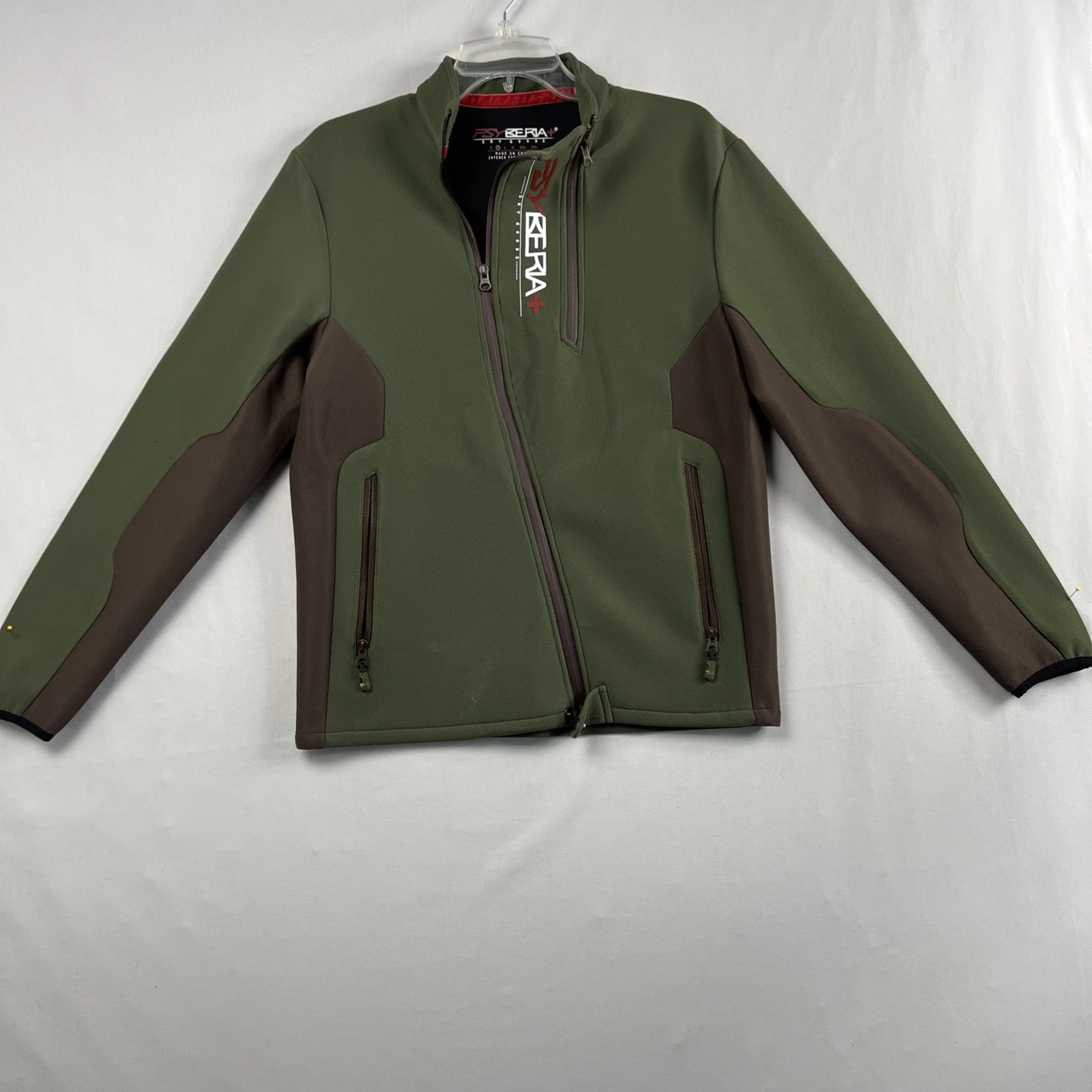 Psyberia Jacket Mens Medium Dry Goods Reliance All Weather Soft Shell Zip Up