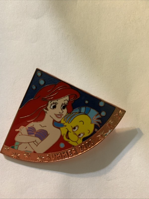 Summer 2020 Ariel Flounder Four Seasons Little Mermaid LE Disney Pin (B)
