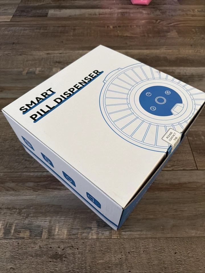 Dispensador Smart Pill 31 slots com trava de impressão digital medicação segura (fechado) - Imagem 3 de 4