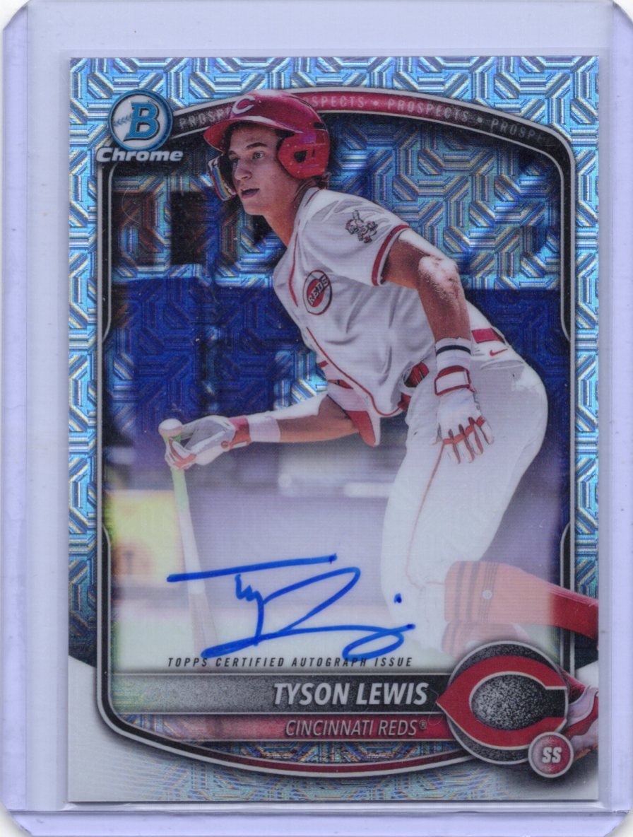 2025 Bowman - Chrome Prospect Mega Box Autographs Tyson Lewis #BMA-TLE (RC)