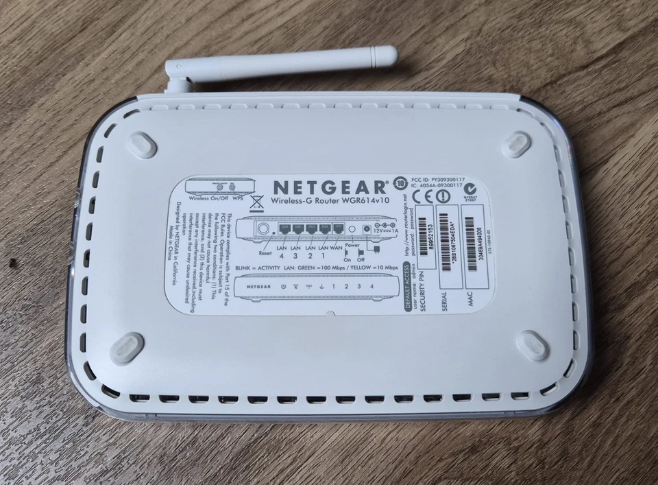 Netgear Wireless-G Router - WGR614v10 - TOP - Bild 2 von 3