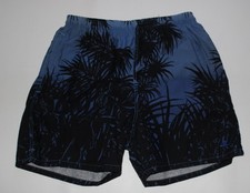 Men's Vintage 80's Hobie Surf Mesh Lined Trunks Cotton Shorts Size M