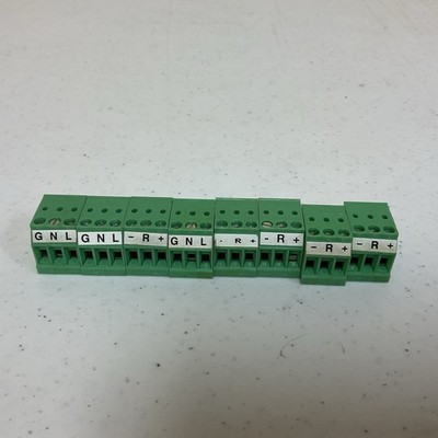 NEW, (LOT OF 8) PHOENIX CONTACT MVSTBN 2.5-5.08 TERMINAL BLOCKS, FREE SHIPPING