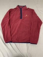 Peter Millar Cloudglow Micro Fleece Half Zip Men's size M