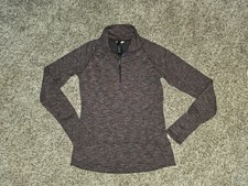 Women's MONDETTA Athletic, Sporty 1/4 Zipper Pullover Sweatshirt Size Small