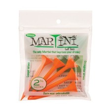 MARTINI Midsize 2 3/4" Golf Tees - Virtually Unbreakable Orange