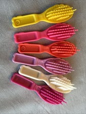 Lot of 6 Mattel Barbie 90s Hair Brushes Brush Lot Various Colors Doll Accessory