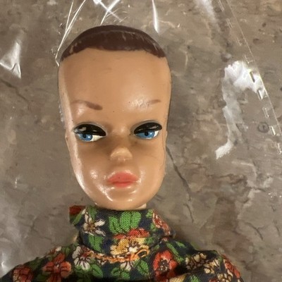 Barbie Midge 1960s Without Wig Brown Head Some Painted Nails | eBay