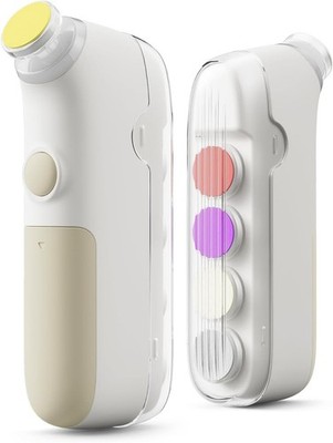 Elektrische Baby Nagelfeile LED Licht Neugeborene Kleinkind Nageltrimmer sichere Pflege UK