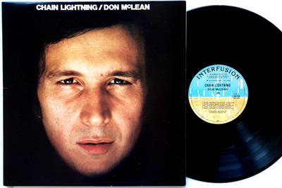 Don McLean   Chain Lightning Vinyl LP 1979 Interfusion G/F Australia  L 36758