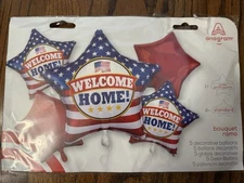 Welcome Home Star Balloons Set