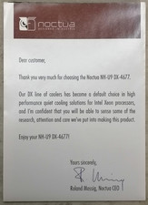 Noctua NH-U9 DX-4677 Installation Guide