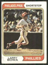 1974 Topps #255 Larry Bowa Philadelphia Phillies 3155