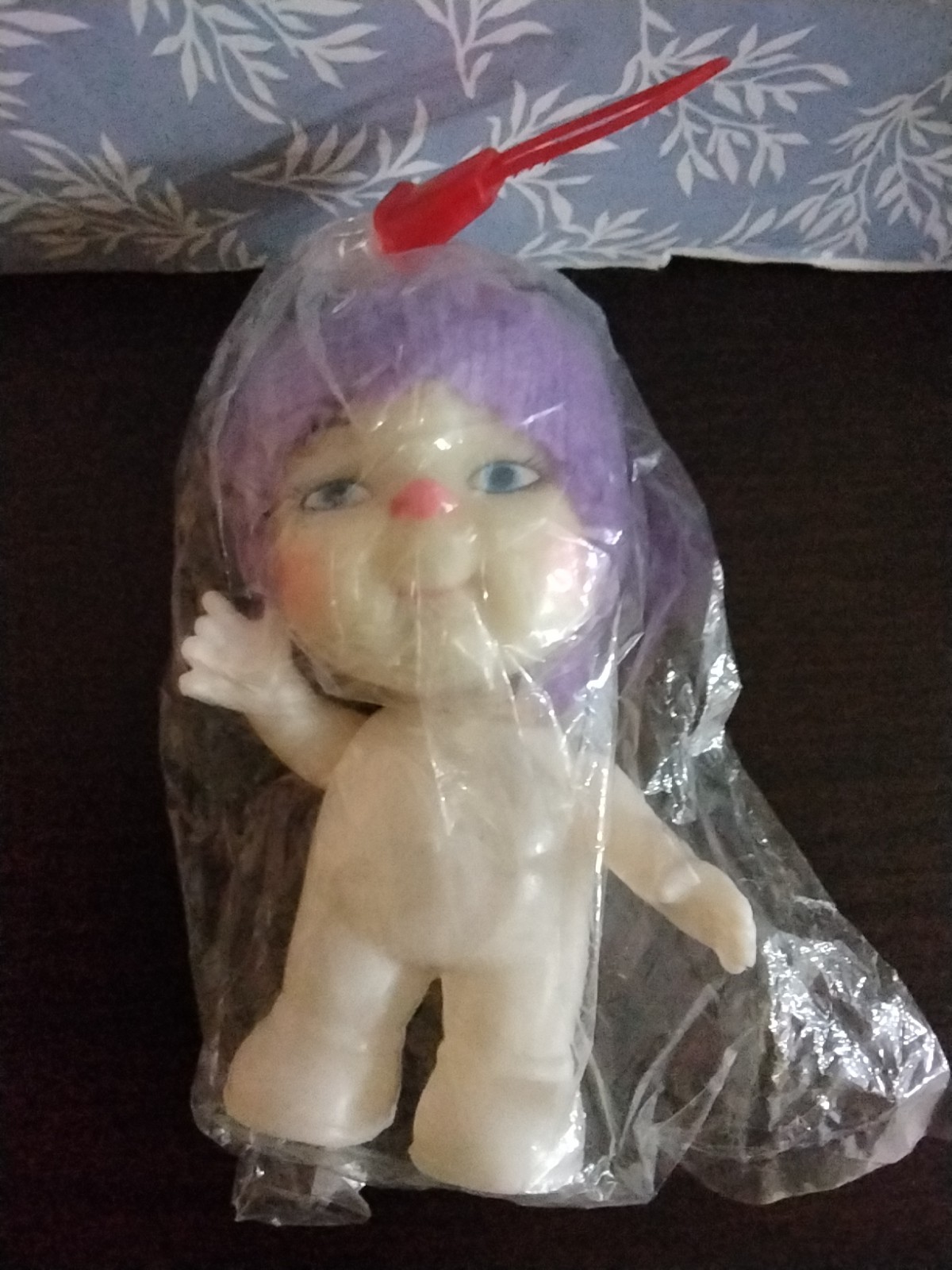 vintage Kewpie - Style Plastic Dolls Still In Packing . 5 Dollars Each .