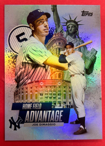 Joe DiMaggio #LHA-11 2025 Topps Update Legendary Homefield Advantage card