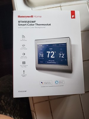 Honeywell Home RTH9585WF Smart Color Thermostat, WiFi & Custom Color Background