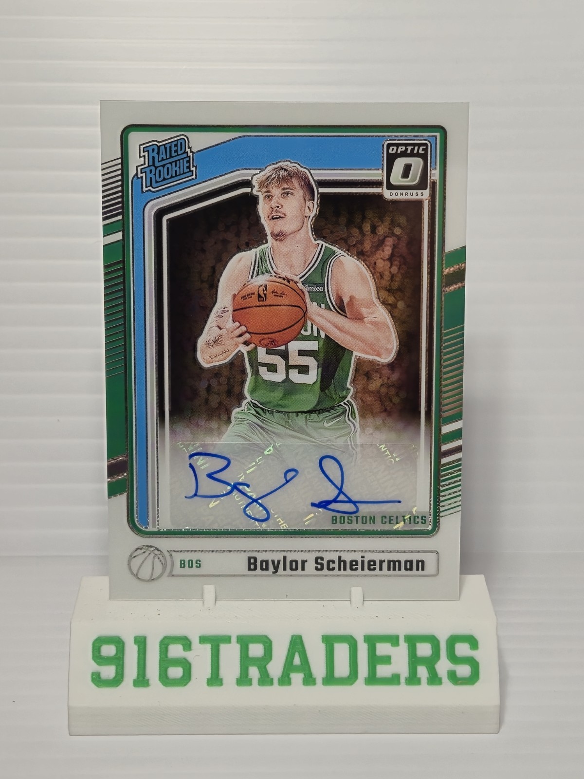 Baylor Scheierman 2024-25 Panini Donruss Optic Base Auto Rated Rookie #310
