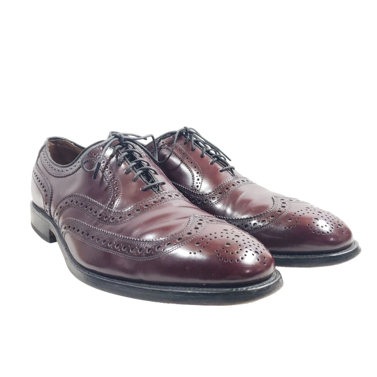 Allen Edmunds Oxblood Burgandy Cap Toe Size 8.5C Allen Edmonds Slip Resistant Dress Shoes for Men for sale | eBay main image 3