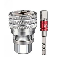 2x Universal Adjustable Socket Wrench Set 3/8 Inch Drive Adapter Spanner Tool