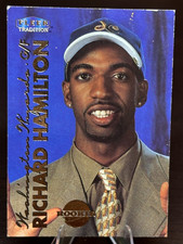 Richard Hamilton 1999-00 Fleer Tradition RC #213 Wizards Rookie Card. rookie card picture