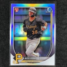 2025 Bowman Baseball NICK YORKE Rookie Chrome Base Refractor #97