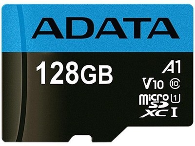 Adata Premier Ausdx128Guicl10A1-Ra1 Speicherkarte mit Adapter (128Gb
