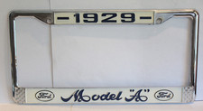 1929 Ford Model A License Plate Frame 1929 Ford Model A License Plate Frame