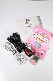 Dreamcast HELLO KITTY PINK HKT-3000 Console set SEGA Retro Game From Japan