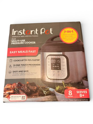 #ad Instant Pot Duo 7 in 1 8 Quart Multi Use Pressure Cooker Stainless Black NEW $75.00